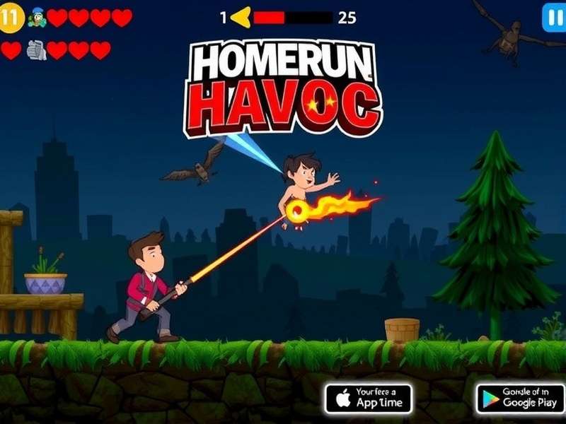 Homerun Havoc Gameplay Screenshot